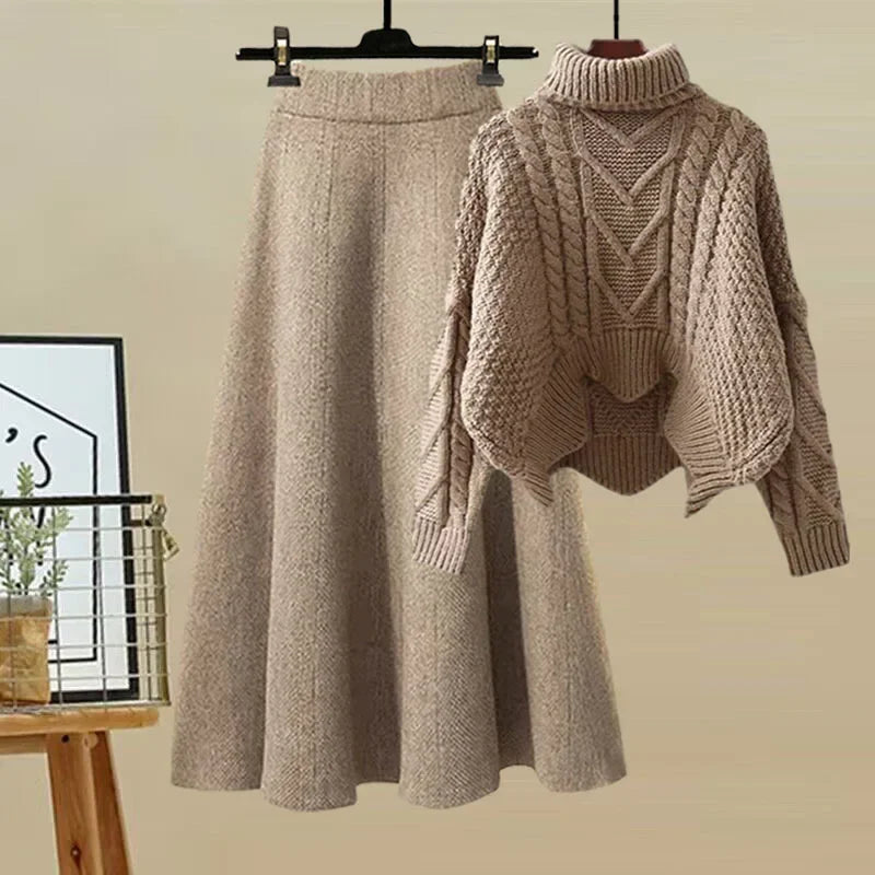 Conjunto de Dos Piezas con Col Alto para Mujer | Ideal para Uso Diario o Formal