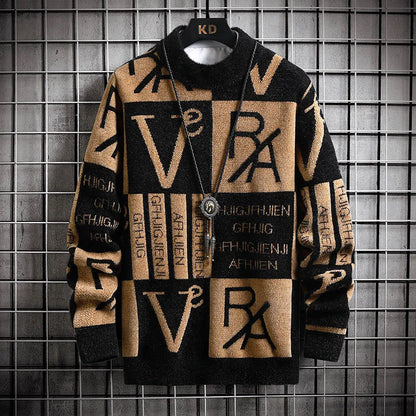 Jersey de Punto con Estampado y Corte Recto para Hombre | Ideal para Uso Diario