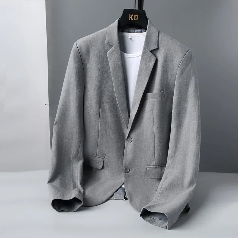 Blazer Con Corte Estándar Para Hombre | Ideal Para Temporadas Cálidas Y Uso Profesional Ligero
