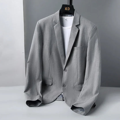 Blazer Con Corte Estándar Para Hombre | Ideal Para Temporadas Cálidas Y Uso Profesional Ligero