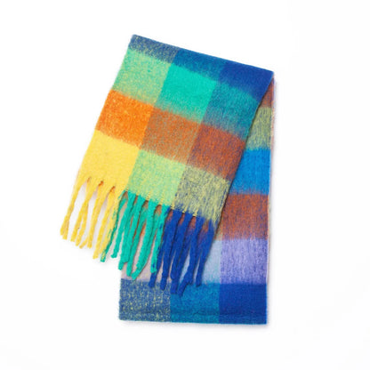 Bufanda Con Diseño Multicolor Para Adultos | Ideal Para Invierno