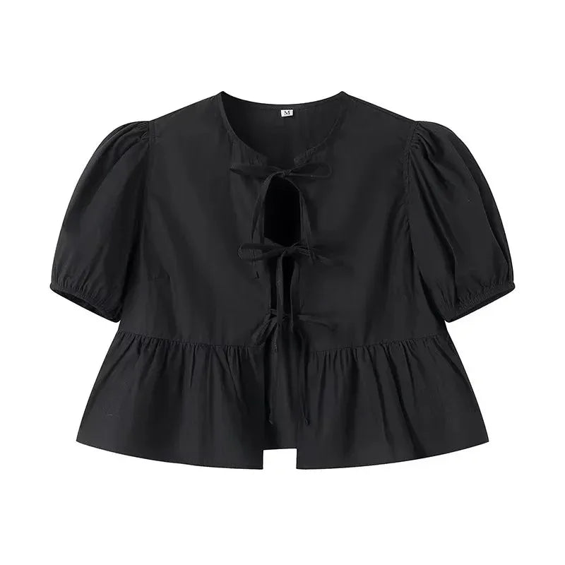 Crop Top Con Estampado Animal Y Cuello Redondo Para Mujer | Ideal Para Uso Diario O Salidas Informales