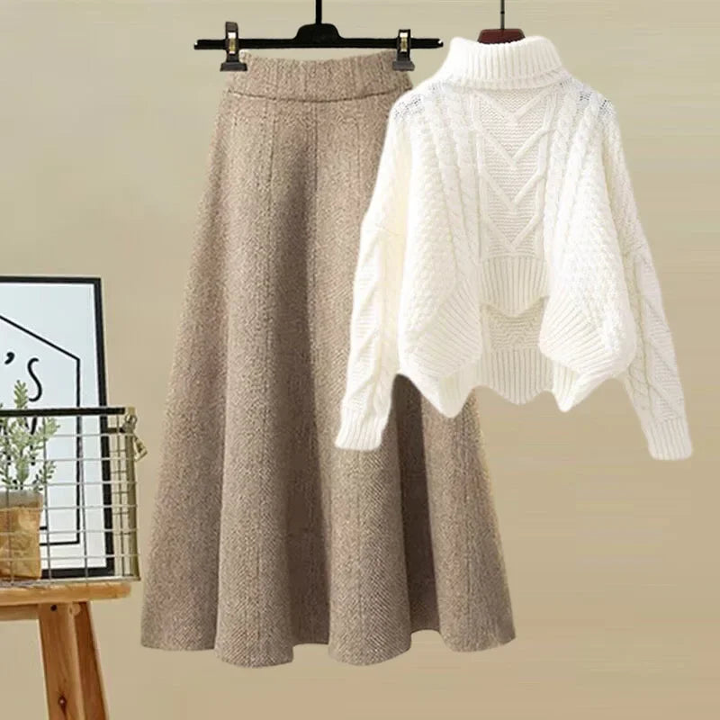 Conjunto de Dos Piezas con Col Alto para Mujer | Ideal para Uso Diario o Formal