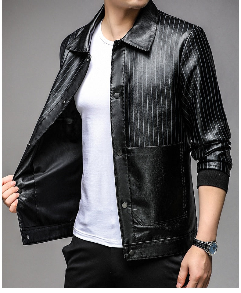Chaqueta Ajustada Con Cremallera Y Bolsillos Integrados Para Hombre | Ideal Para Uso Diario Y Ocasiones Variadas