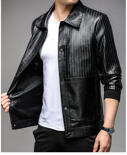 Chaqueta Ajustada Con Cremallera Y Bolsillos Integrados Para Hombre | Ideal Para Uso Diario Y Ocasiones Variadas