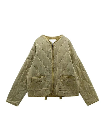 Chaqueta Acolchada con Corte Amplio para Mujer | Ideal para Otoño E Invierno