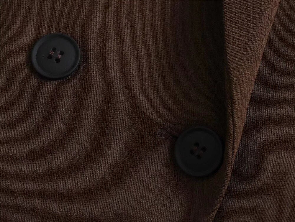 Blazer Con Cierre Cruzado Y Botones Para Mujer | Ideal Para Contextos Profesionales Y Uso Diario