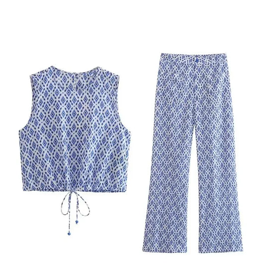 Conjunto De Dos Piezas Para Mujer Con Diseño Coordinado | Ideal Para Uso Diario Y Descanso