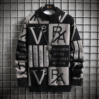 Jersey de Punto con Estampado y Corte Recto para Hombre | Ideal para Uso Diario