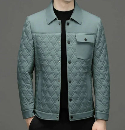 Chaqueta Acolchada Con Corte Ajustado Para Hombre | Ideal Para Uso En Días Frescos