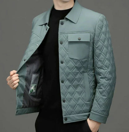 Chaqueta Acolchada Con Corte Ajustado Para Hombre | Ideal Para Uso En Días Frescos