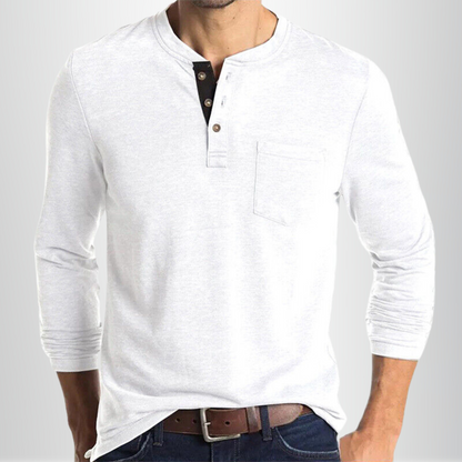 Camiseta De Manga Larga Para Hombre Con Corte Ajustado | Ideal Para Uso Diario Y Superposición
