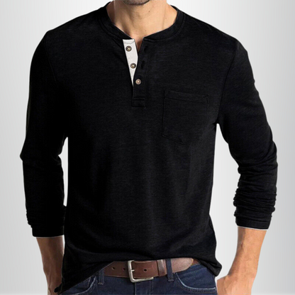 Camiseta De Manga Larga Para Hombre Con Corte Ajustado | Ideal Para Uso Diario Y Superposición