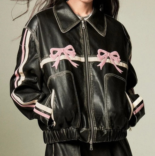 Chaqueta con Lazo En El Cuello para Mujer | Ideal para El Uso Diario