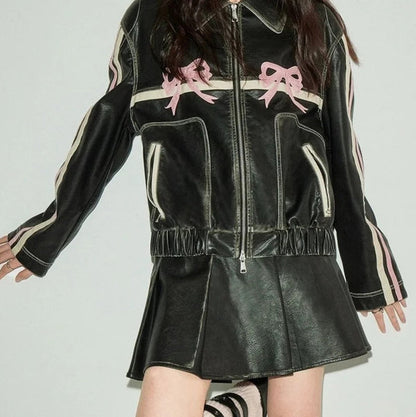 Chaqueta con Lazo En El Cuello para Mujer | Ideal para El Uso Diario