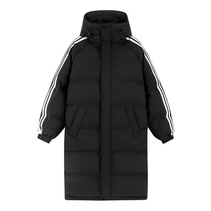 Chaqueta De Esquí Larga Con Capucha Para Adultos | Ideal Para Otoño E Invierno