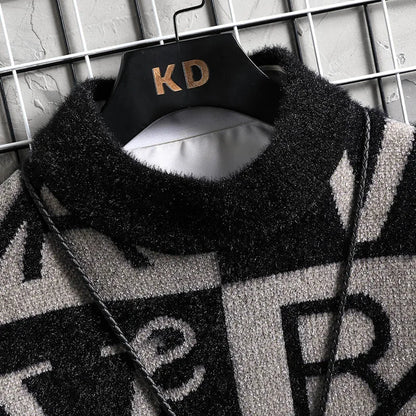 Jersey de Punto con Estampado y Corte Recto para Hombre | Ideal para Uso Diario