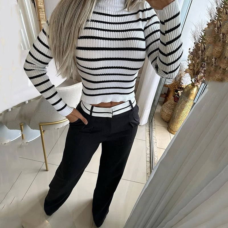 Conjunto De Dos Piezas Con Top Y Pantalón Para Mujer | Ideal Para Uso Diario Y Eventos