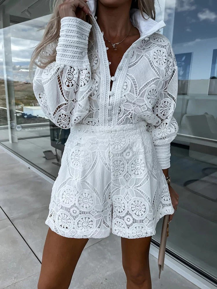 Conjunto de Dos Piezas con Ajuste Estructurado para Mujer | Ideal para la Temporada Estival