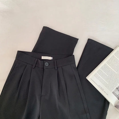 Pantalón De Talle Alto Con Piernas Acampanadas Para Mujer | Ideal Para Uso Diario Y Ocasiones