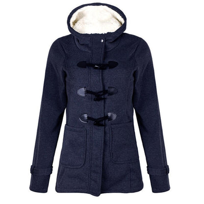 Abrigo Largo con Capucha para Mujer | Ideal para La Temporada Fría