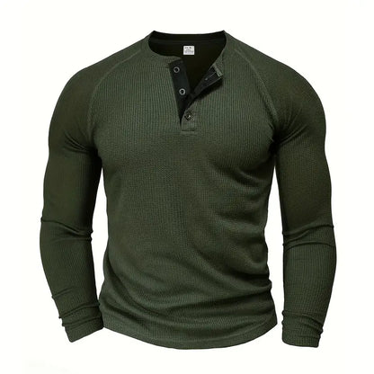 Camisa de Manga Larga con Corte Ajustado para Hombre | Ideal para Uso Diario y Formal
