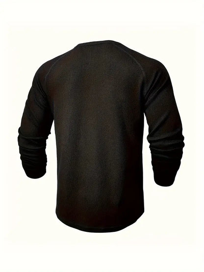 Camisa de Manga Larga con Corte Ajustado para Hombre | Ideal para Uso Diario y Formal
