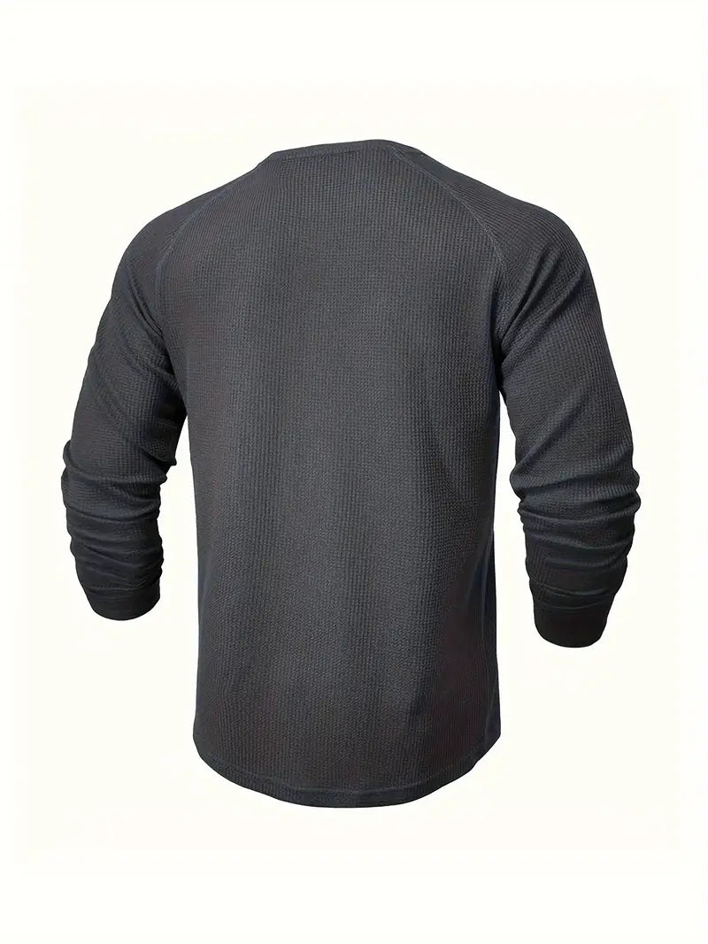 Camisa de Manga Larga con Corte Ajustado para Hombre | Ideal para Uso Diario y Formal