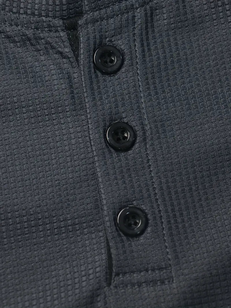 Camisa Con Cuello Estándar Y Mangas Largas Para Hombre | Ideal Para Uso Diario Y Contextos Variados