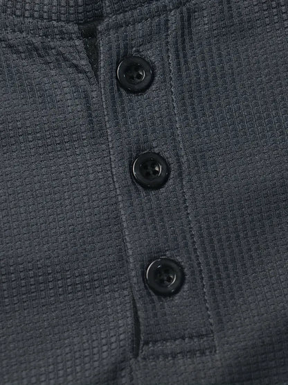Camisa Con Cuello Estándar Y Mangas Largas Para Hombre | Ideal Para Uso Diario Y Contextos Variados