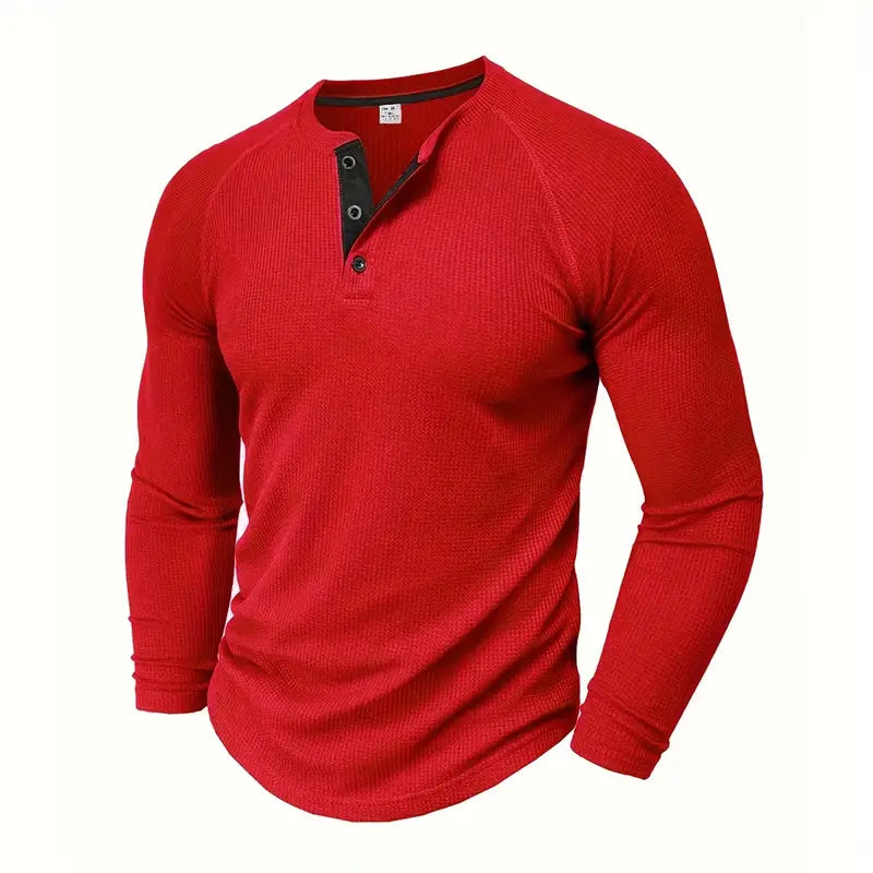 Camisa de Manga Larga con Corte Ajustado para Hombre | Ideal para Uso Diario y Formal