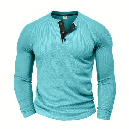 Camisa de Manga Larga con Corte Ajustado para Hombre | Ideal para Uso Diario y Formal
