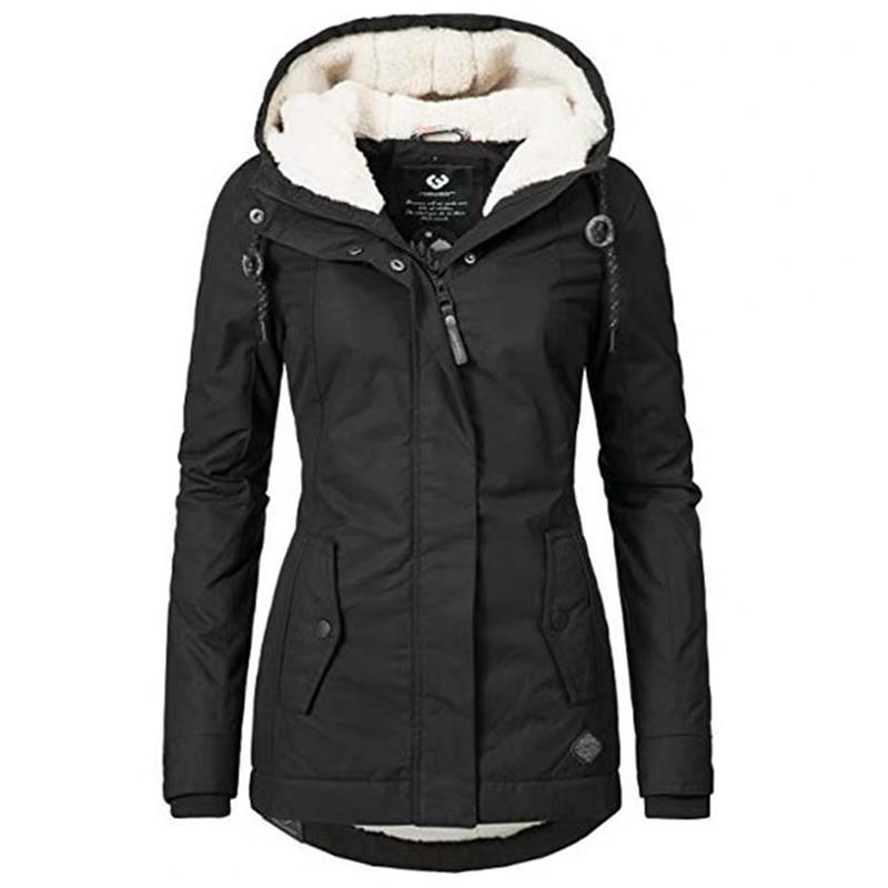 Parka de Invierno con Capucha Desmontable y Bolsillos Funcionales para Mujer | Ideal para Invierno