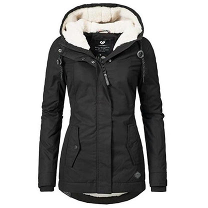 Parka de Invierno con Capucha Desmontable y Bolsillos Funcionales para Mujer | Ideal para Invierno