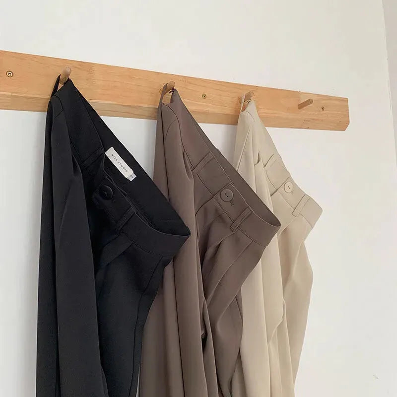 Pantalón De Talle Alto Con Piernas Acampanadas Para Mujer | Ideal Para Uso Diario Y Ocasiones