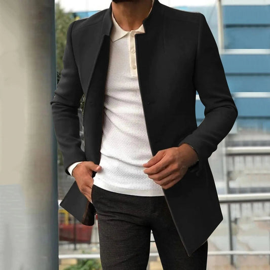 Chaqueta Con Cremallera Y Bolsillos Funcionales Para Hombre | Ideal Para Entretiempo Y Uso Diario