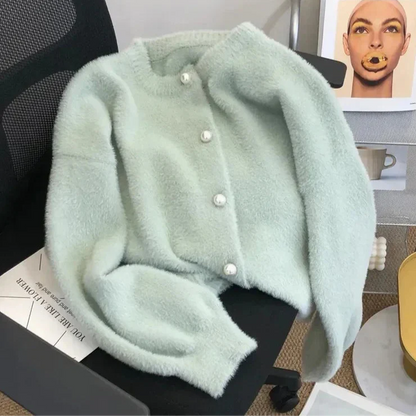 Cárdigan de Punto con Cierre de Botones para Mujer | Ideal para Días Frescos