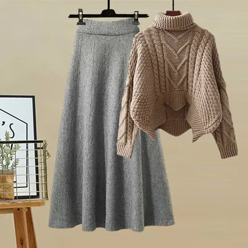 Conjunto de Dos Piezas con Col Alto para Mujer | Ideal para Uso Diario o Formal