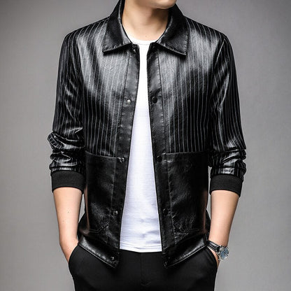 Chaqueta Ajustada Con Cremallera Y Bolsillos Integrados Para Hombre | Ideal Para Uso Diario Y Ocasiones Variadas