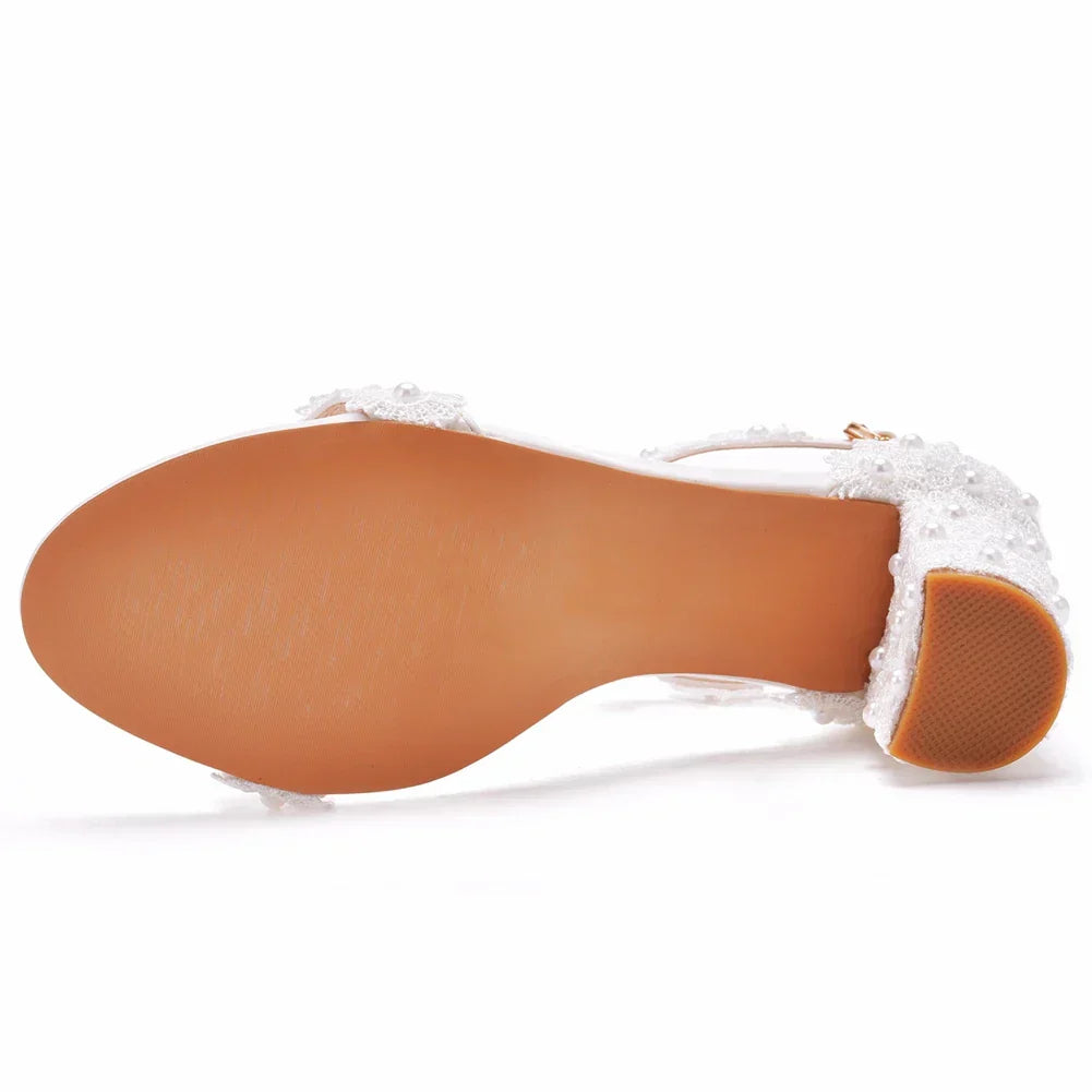 Sandalias Peep Toe Con Tacón Cuadrado Para Mujer | Ideales Para Eventos Y Ocasiones De Temporada