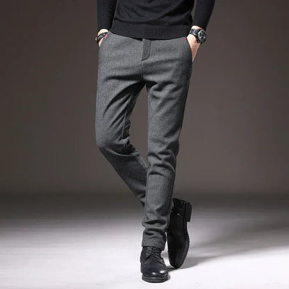 Pantalón Slim con Cintura Ajustable para Hombre | Ideal para Oficina y Uso Diario