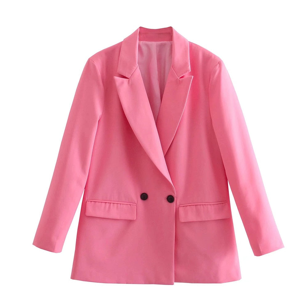 Blazer Con Cierre Cruzado Y Botones Para Mujer | Ideal Para Contextos Profesionales Y Uso Diario