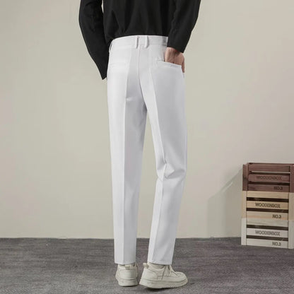 Pantalon Casual à Coupe Slim pour Homme | IdPantalones de Corte Slim para Hombre | Ideales para Uso Diario y Semi-Formaléal pour le Quotidien et le Bureau