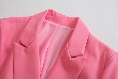 Blazer Con Cierre Cruzado Y Botones Para Mujer | Ideal Para Contextos Profesionales Y Uso Diario