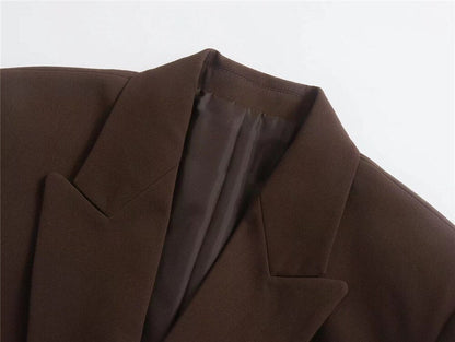 Blazer Con Cierre Cruzado Y Botones Para Mujer | Ideal Para Contextos Profesionales Y Uso Diario