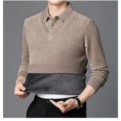 Jersey de Punto con Cuello en V para Hombre | Ideal para Uso Diario y Profesional