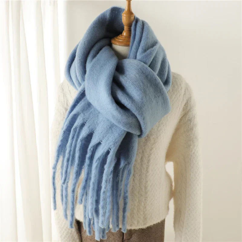 Bufanda Con Forma Alargada Para Adultos | Ideal Para Otoño, Invierno Y Primavera