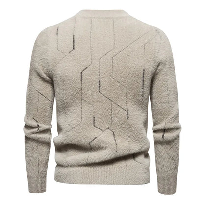 Jersey Con Estructura De Punto Y Cuello Redondo Para Hombre | Ideal Para Uso Diario