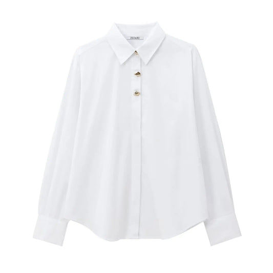 Blusa Con Corte Estructurado Para Mujer | Ideal Para Uso Diario Y Profesional