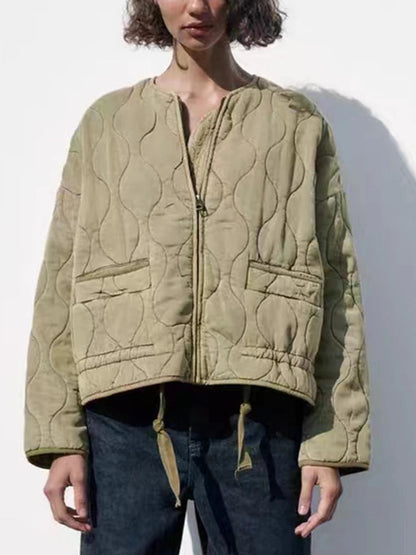 Chaqueta Acolchada con Corte Amplio para Mujer | Ideal para Otoño E Invierno